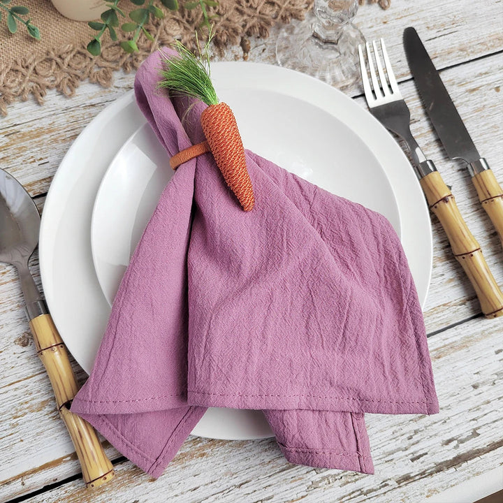 Set of 10 Plain Cotton Table Napkins | Stornfield