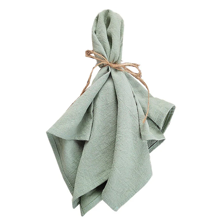 Set of 10 Plain Cotton Table Napkins | Stornfield