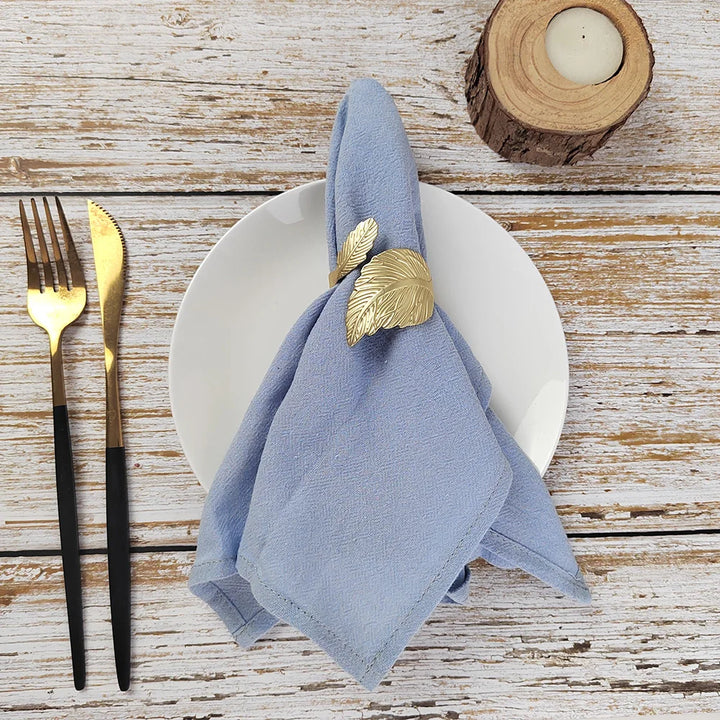 Set of 10 Plain Cotton Table Napkins | Stornfield