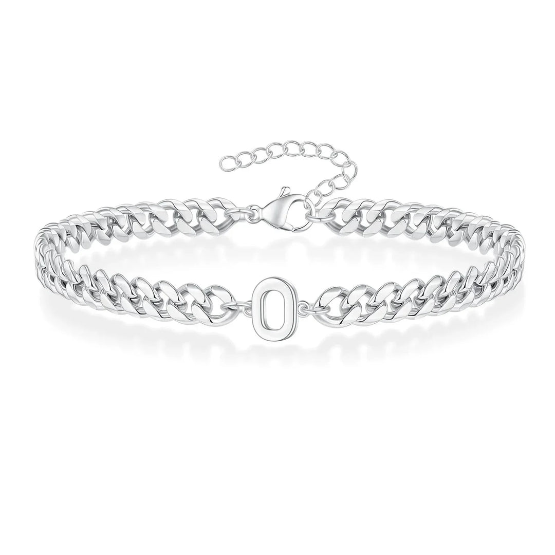 Stornfield | Couples Letter Initial Cuban Bracelet