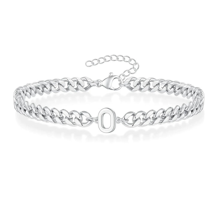 Stornfield | Couples Letter Initial Cuban Bracelet