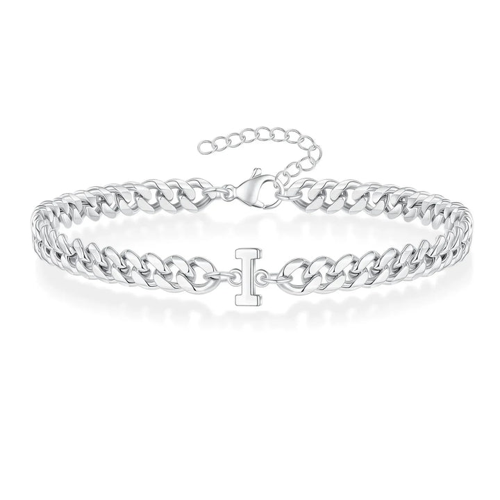 Stornfield | Couples Letter Initial Cuban Bracelet