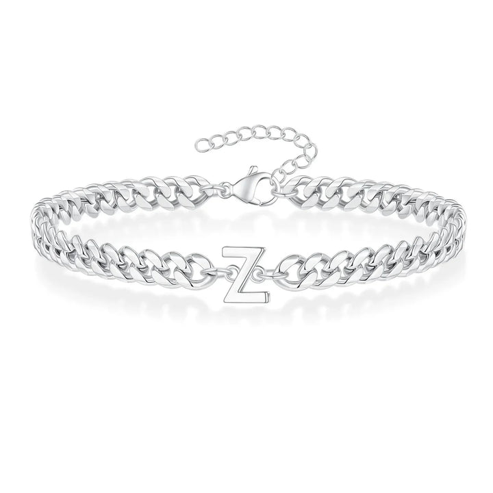 Stornfield | Couples Letter Initial Cuban Bracelet