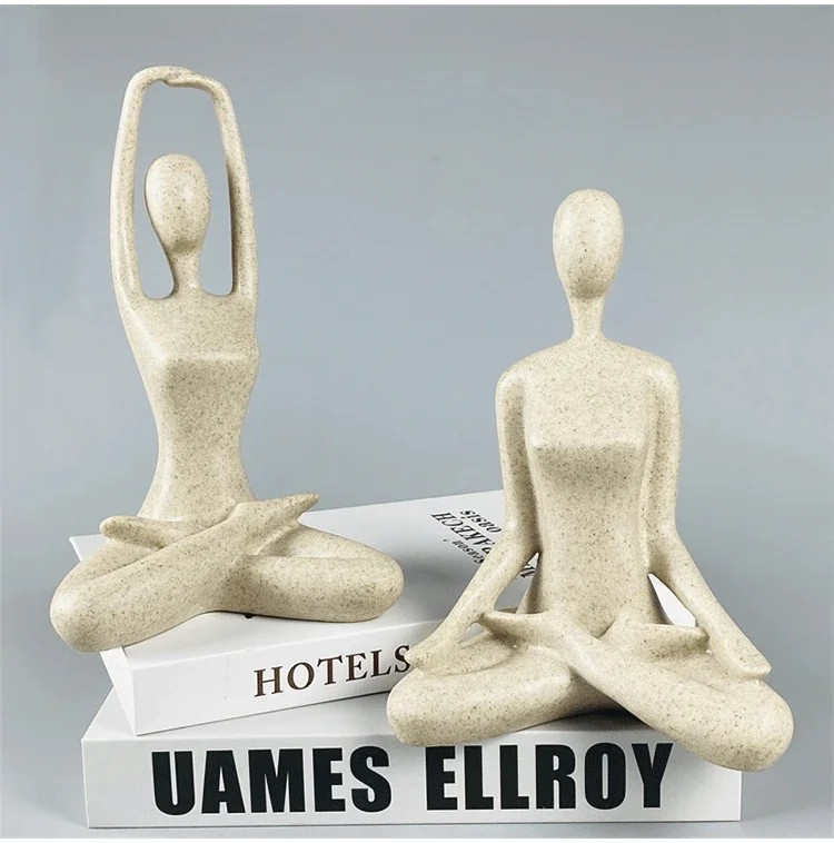 ZenJoy Woman in Yoga Figure – Modern Interior Decoration made of Resin | Stornfield