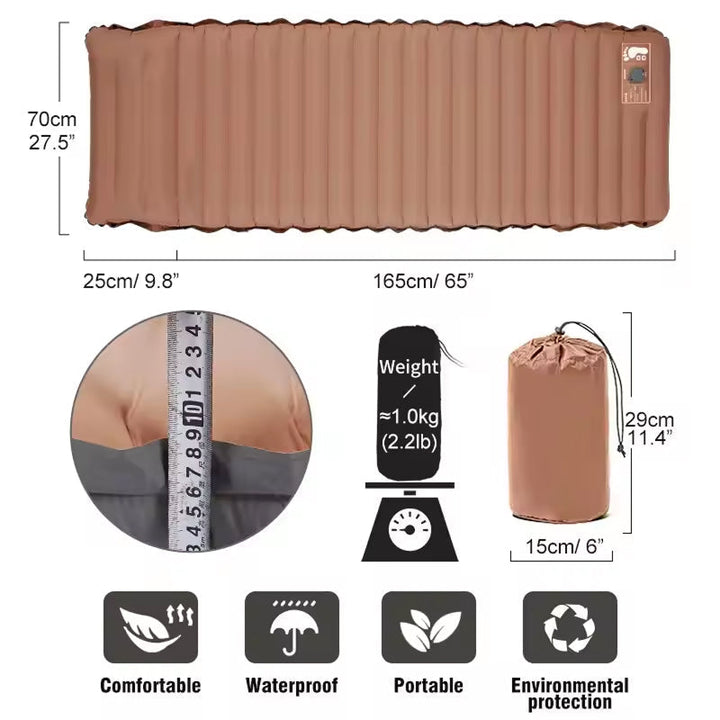 CoziVixy Self-inflating Sleeping Mat 10 cm | Stornfield
