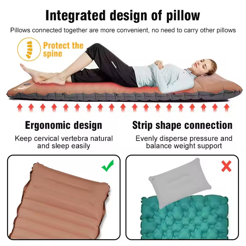 CoziVixy Self-inflating Sleeping Mat 10 cm | Stornfield