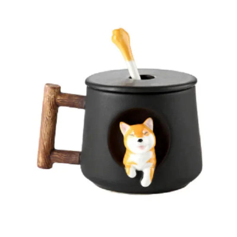 Creative Cartoon Coffee and Tea Cup Cute 3D Ceramic Coffee Mug | Stornfield