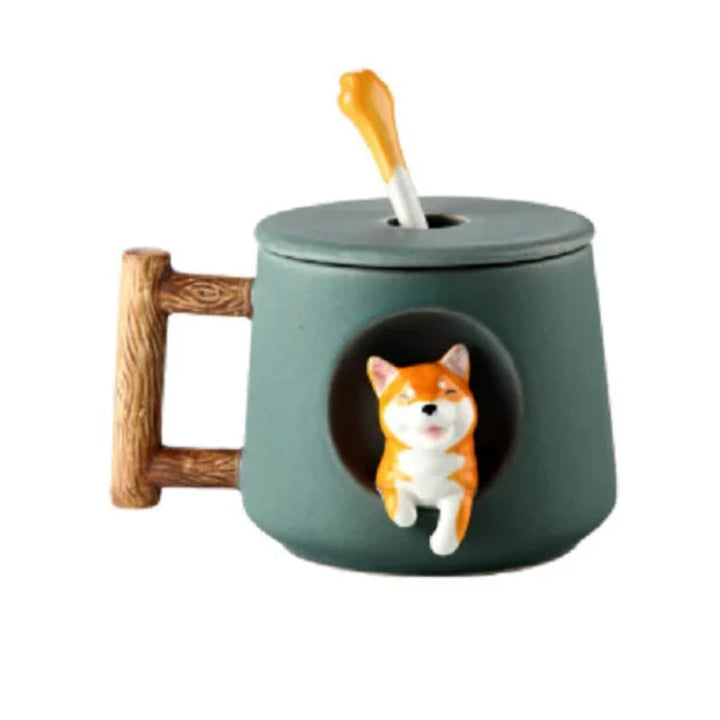 Creative Cartoon Coffee and Tea Cup Cute 3D Ceramic Coffee Mug | Stornfield