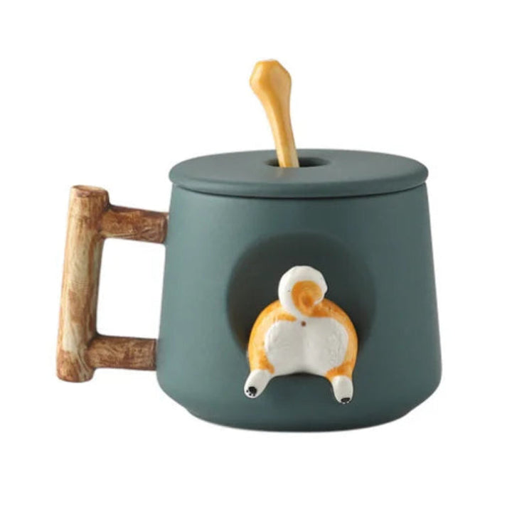 Creative Cartoon Coffee and Tea Cup Cute 3D Ceramic Coffee Mug | Stornfield