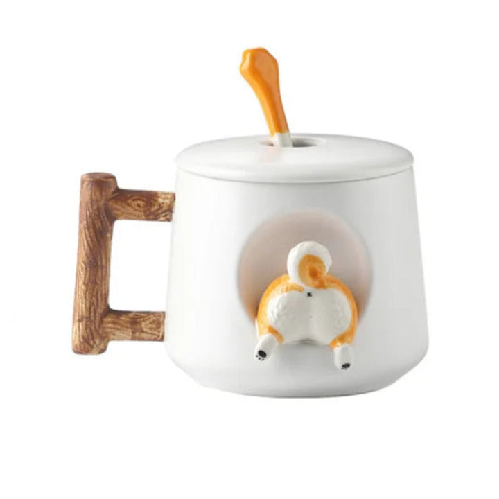 Creative Cartoon Coffee and Tea Cup Cute 3D Ceramic Coffee Mug | Stornfield