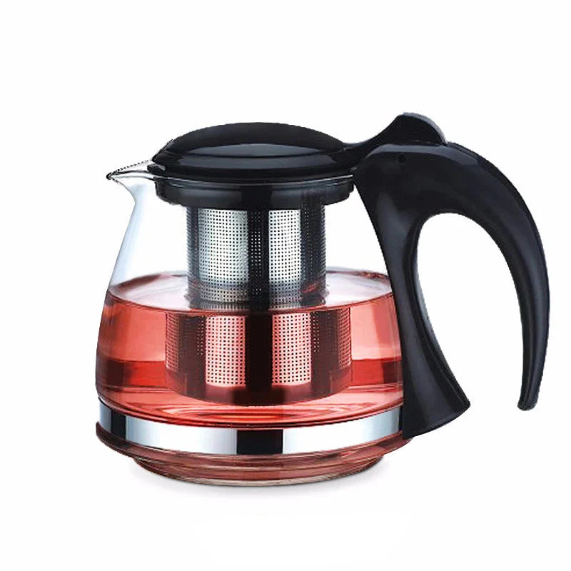 Creative Glass Teapot with Removable Steel Infuser Filter Tea Kettle | Stornfield
