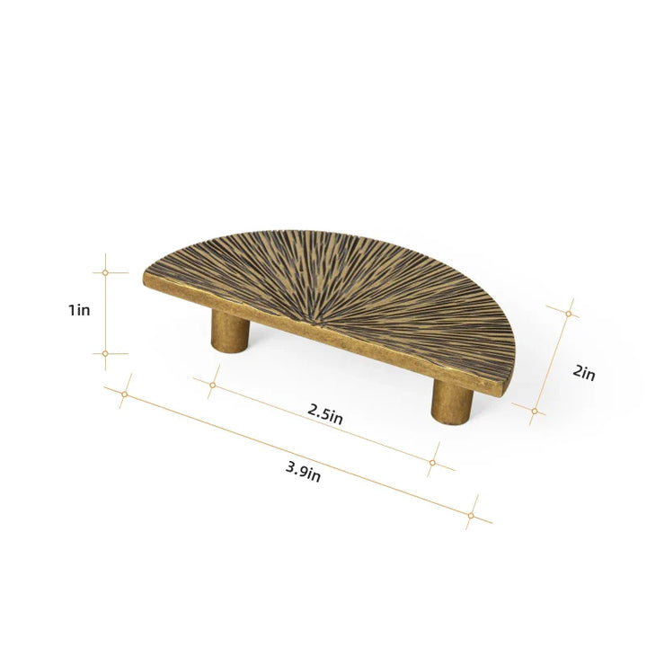 Creative Half Moon Drawer Pull | Irregular Circle Cabinet Knob | Stornfield