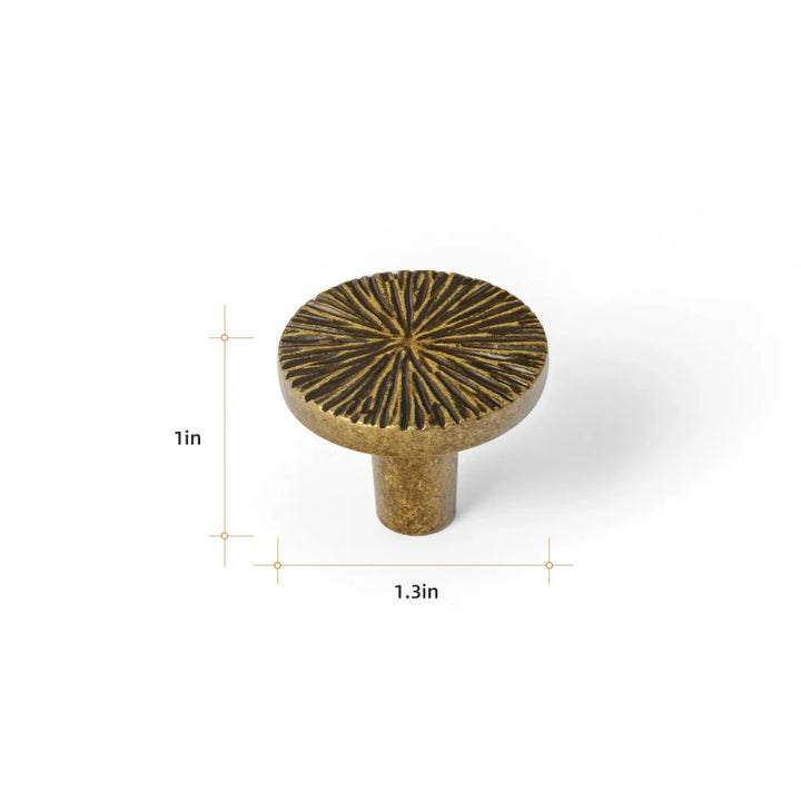 Creative Half Moon Drawer Pull | Irregular Circle Cabinet Knob | Stornfield