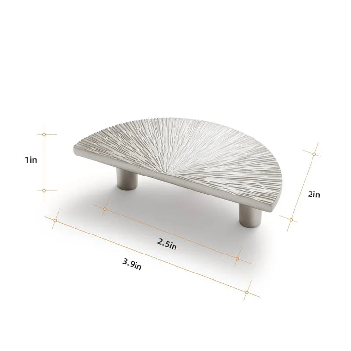 Creative Half Moon Drawer Pull | Irregular Circle Cabinet Knob | Stornfield