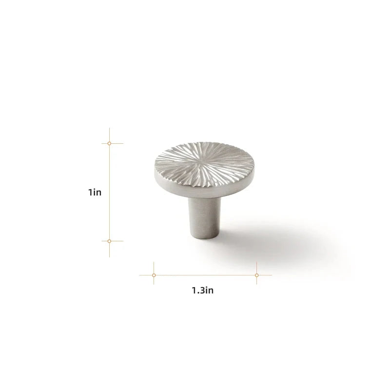 Creative Half Moon Drawer Pull | Irregular Circle Cabinet Knob | Stornfield