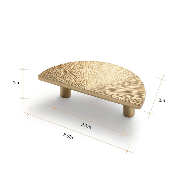 Creative Half Moon Drawer Pull | Irregular Circle Cabinet Knob | Stornfield