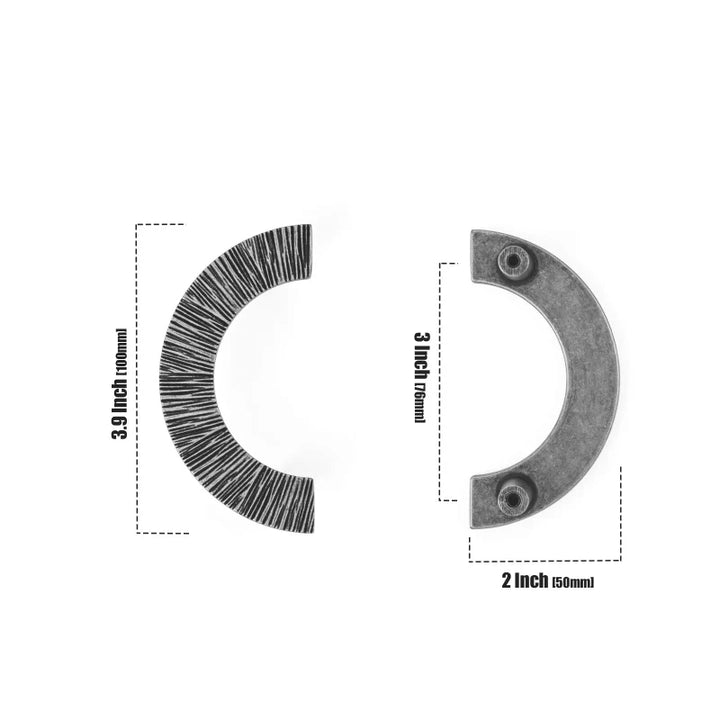 Creative Half Moon Drawer Pull | Irregular Circle Cabinet Knob | Stornfield