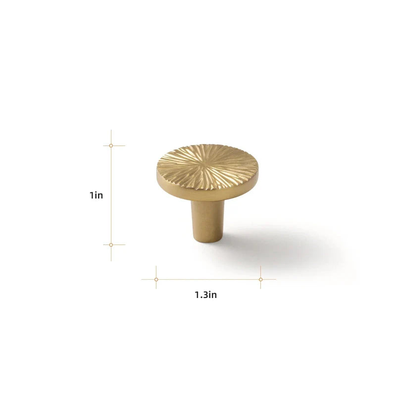 Creative Half Moon Drawer Pull | Irregular Circle Cabinet Knob | Stornfield