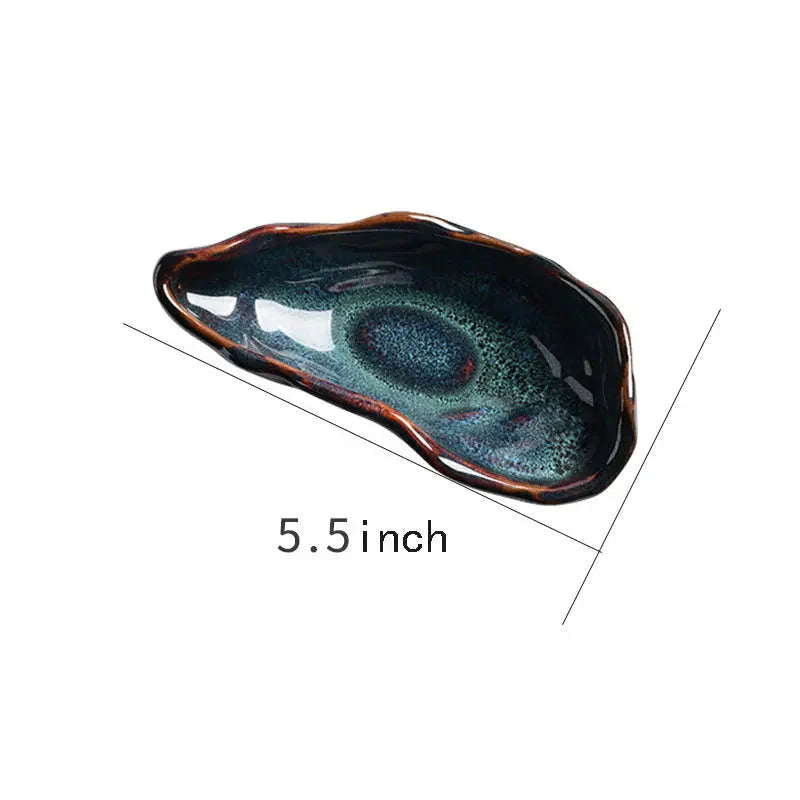 Creative Sashimi Ice Plate Oyster Ceramic Plate Table Decoration | Stornfield