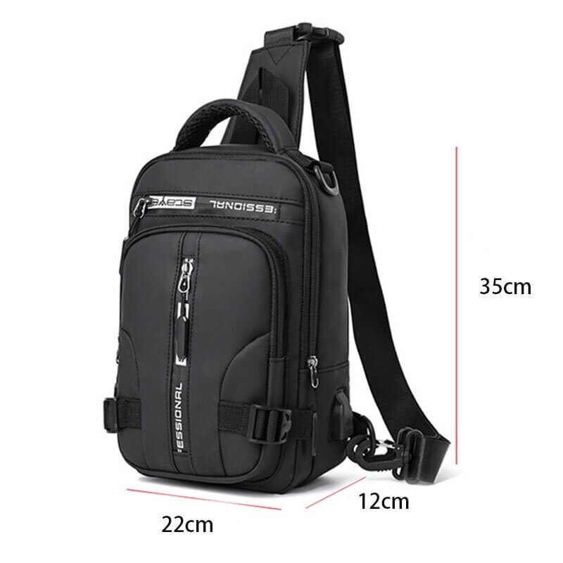 CityTrek Bag - Stylish Waterproof Oxford Crossbody Stornfield