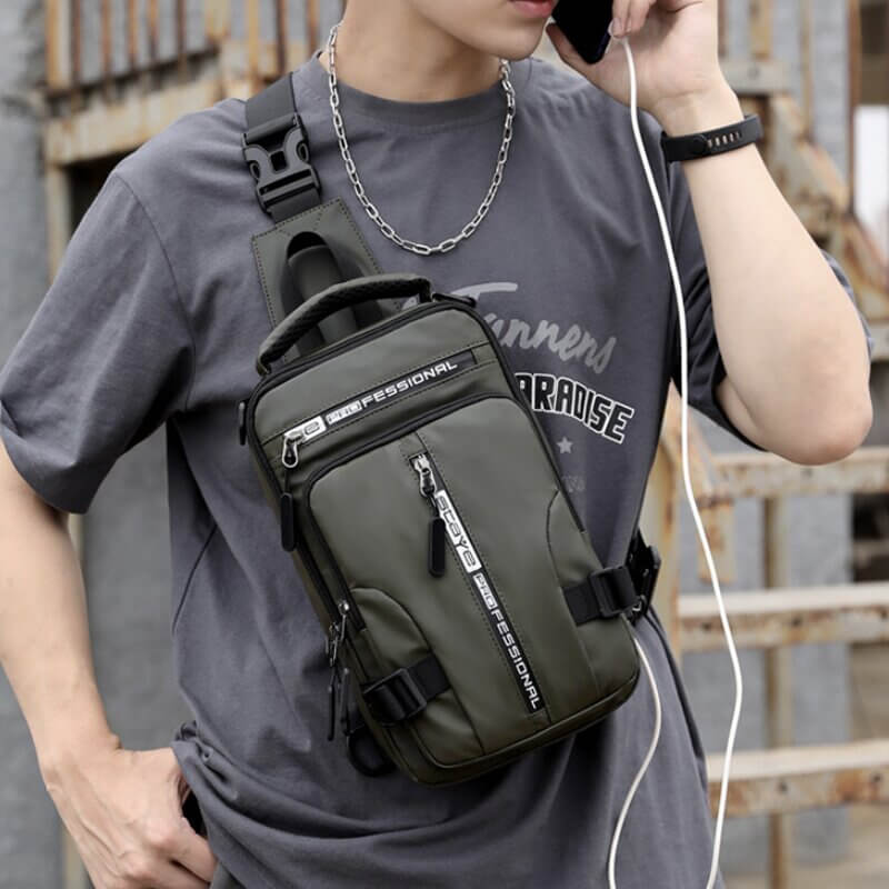 CityTrek Bag - Stylish Waterproof Oxford Crossbody Stornfield