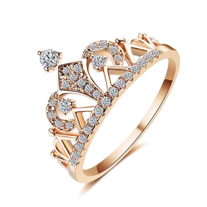 Princess Crown Cubic Zirconia Ring | Stornfield