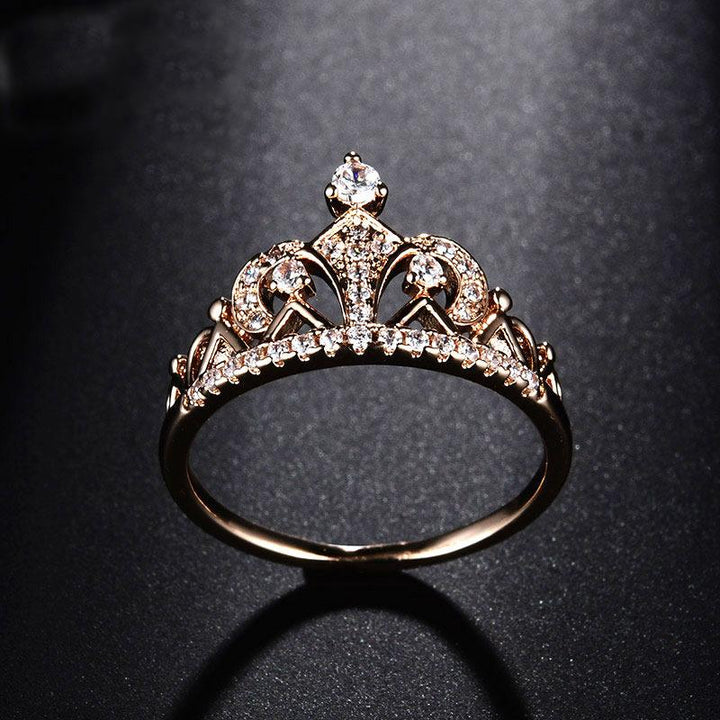 Princess Crown Cubic Zirconia Ring | Stornfield