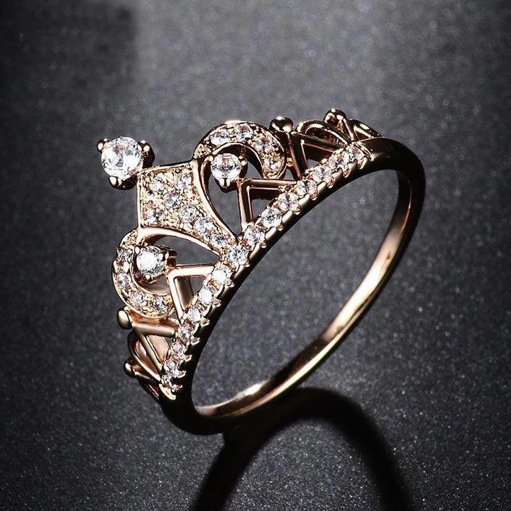Princess Crown Cubic Zirconia Ring | Stornfield