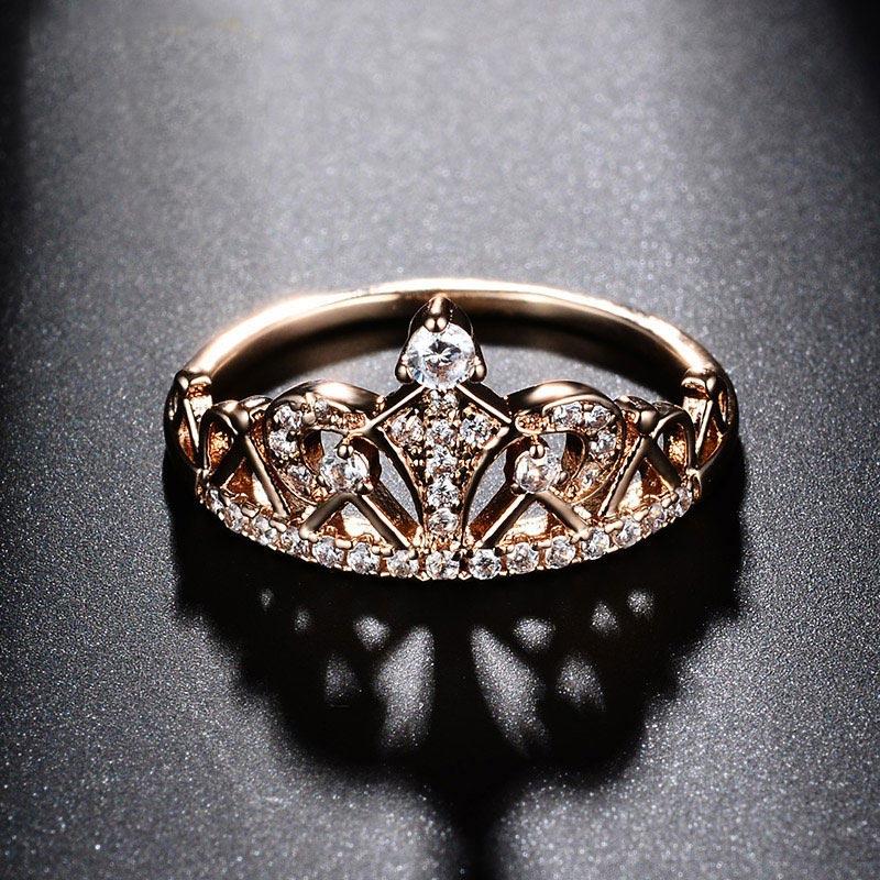 Princess Crown Cubic Zirconia Ring | Stornfield
