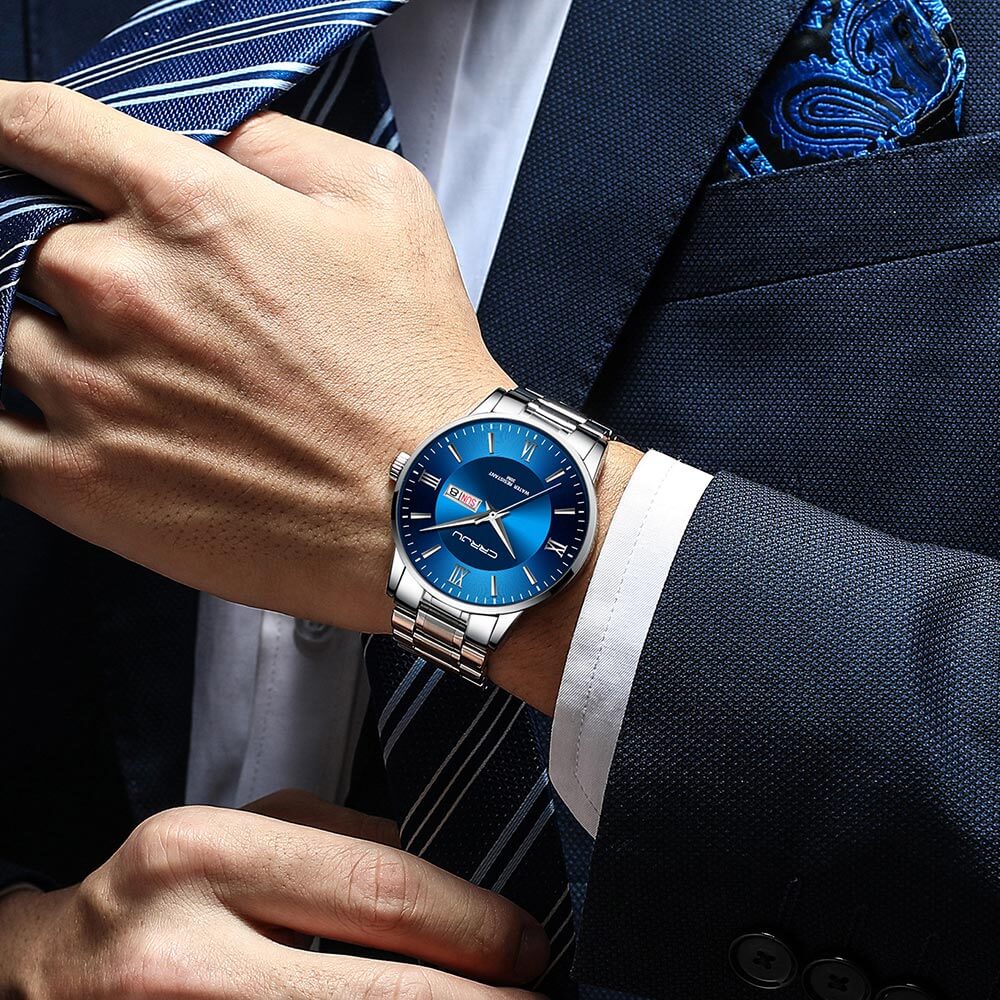 Stornfield | Men's Luxury Waterproof Sports Watch – Stainless Steel Quartz Chronograph