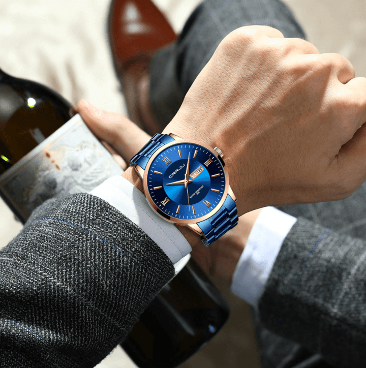 Stornfield | Men's Luxury Waterproof Sports Watch – Stainless Steel Quartz Chronograph