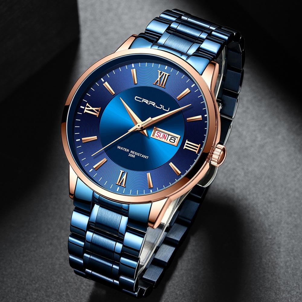 Stornfield | Men's Luxury Waterproof Sports Watch – Stainless Steel Quartz Chronograph