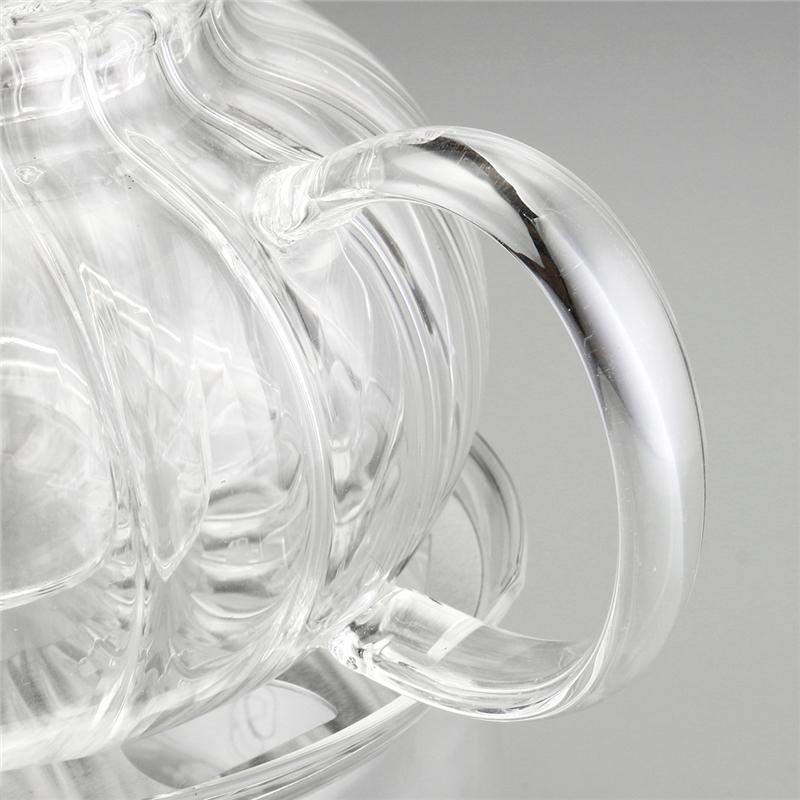 Stornfield | Ensemble de théière en verre clair cristal