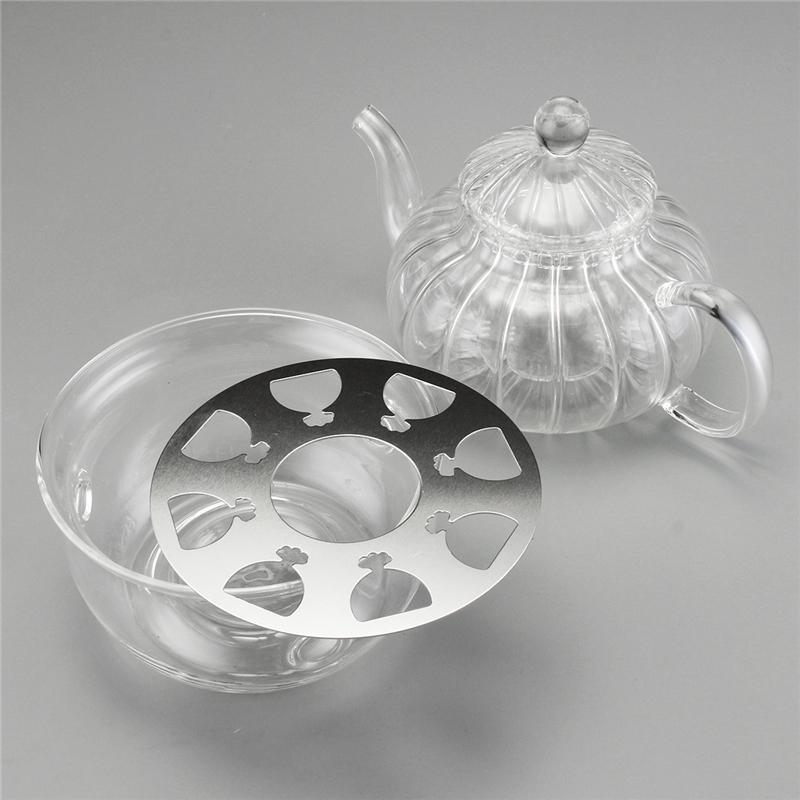 Stornfield | Ensemble de théière en verre clair cristal