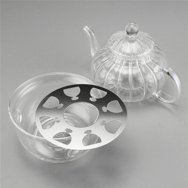 Stornfield | Ensemble de théière en verre clair cristal