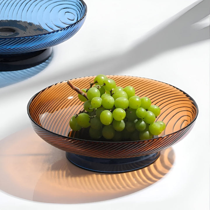 Elegant Crystal Glass Fruit Bowl for Stylish Home Decor | Stornfield