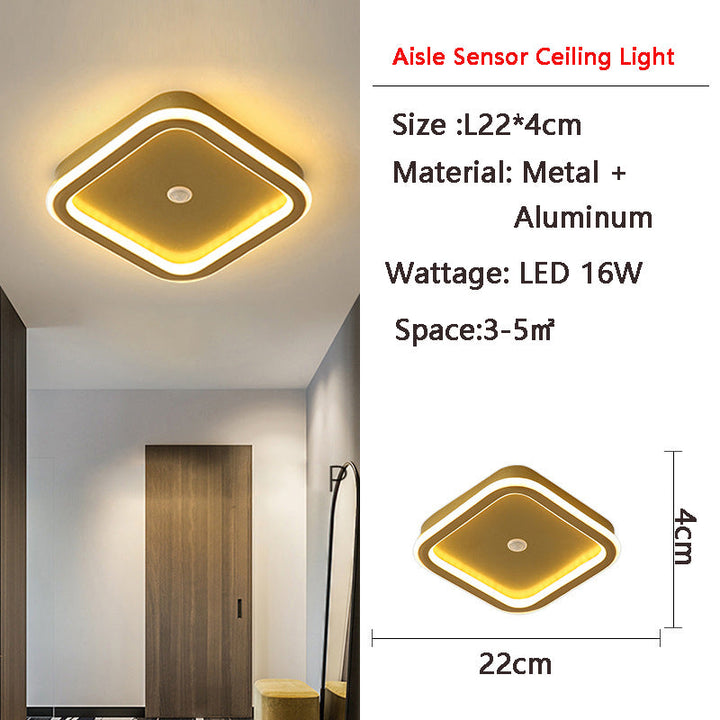 Stornfield | MotionGlide PIR LED Ceiling Light Motion Sensor | Smart Lighting | Energy Efficient | Perfect for Hallway & Bathroom