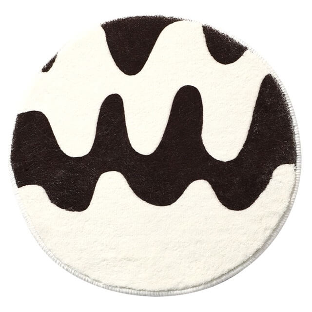 Stornfield | Curved Check Mini Tufted Rug