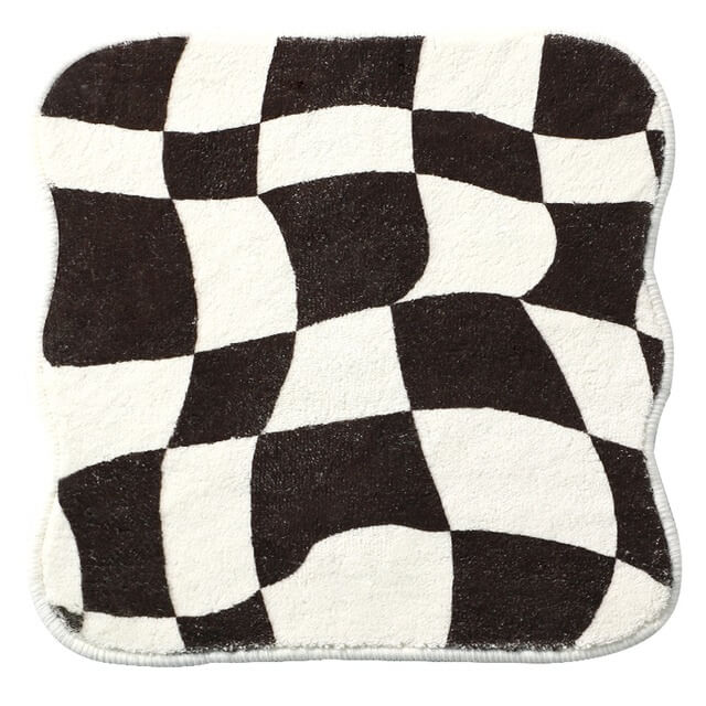 Stornfield | Curved Check Mini Tufted Rug