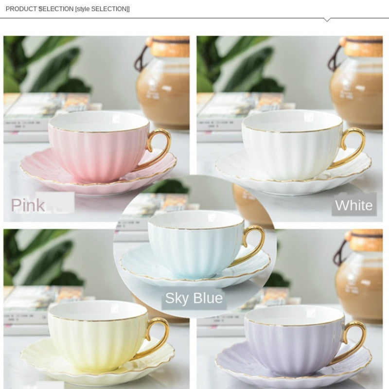 Cute Creative Porcelain Cup and Saucer Ceramics | Stornfield