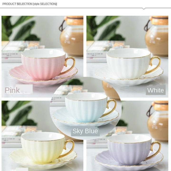 Cute Creative Porcelain Cup and Saucer Ceramics | Stornfield