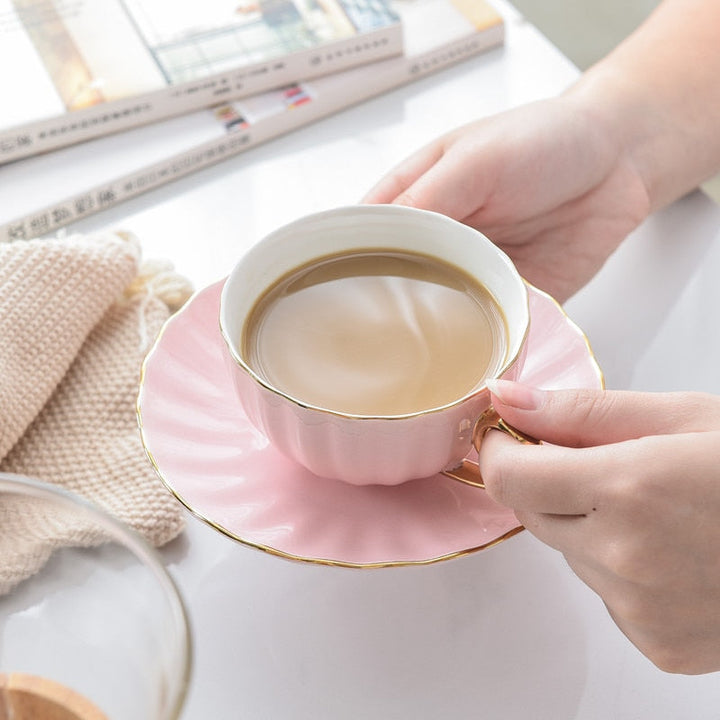 Cute Creative Porcelain Cup and Saucer Ceramics | Stornfield