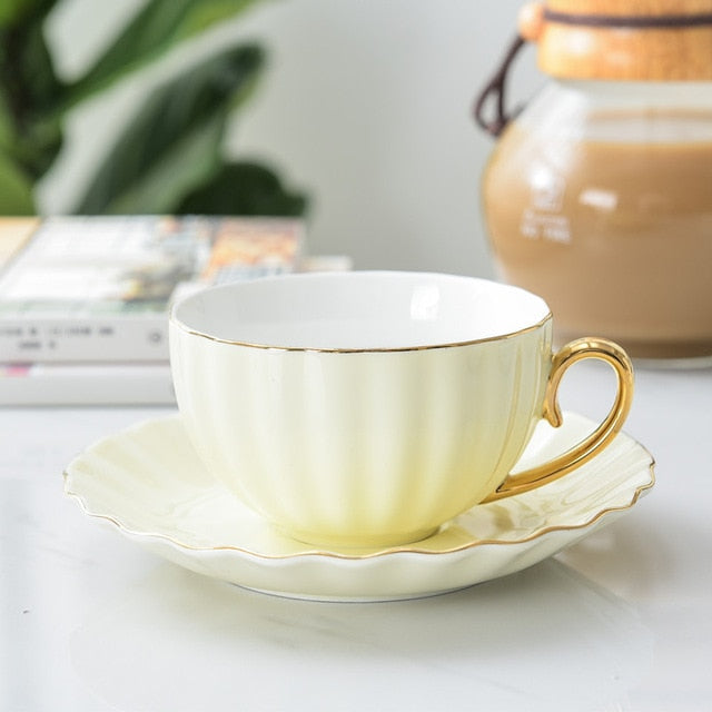 Cute Creative Porcelain Cup and Saucer Ceramics | Stornfield