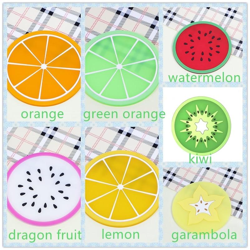 Cute Fruits Design Silicone Coaster Cup Holder Coffeeware | Stornfield