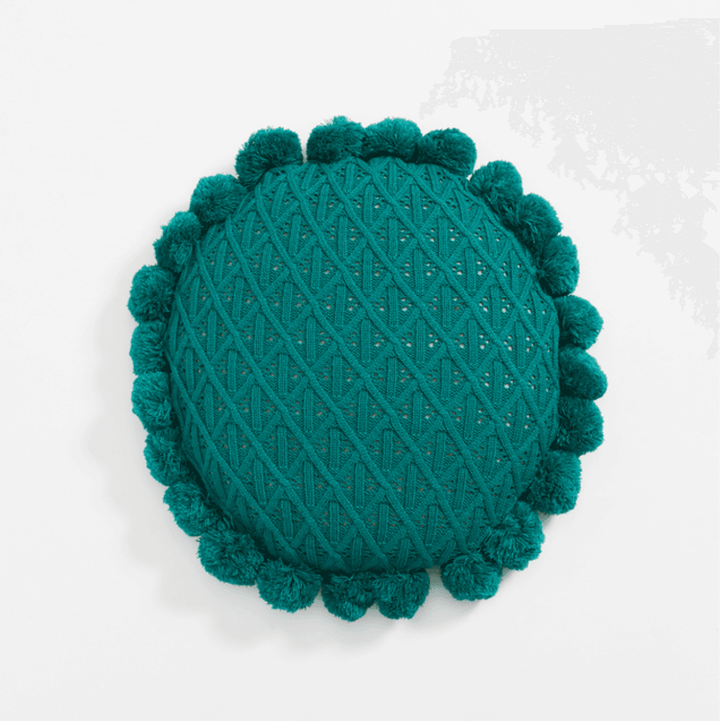 Stornfield | Soft Round Tasseled Cushion