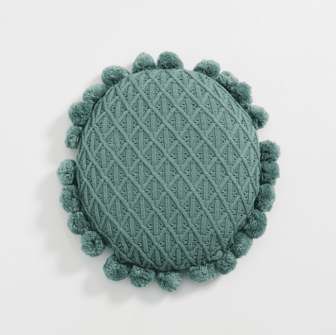 Stornfield | Soft Round Tasseled Cushion