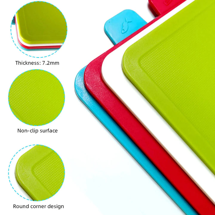 Cutting Boards with Holder 4pcs Sets Anti Bacterium Chopping Block | Stornfield