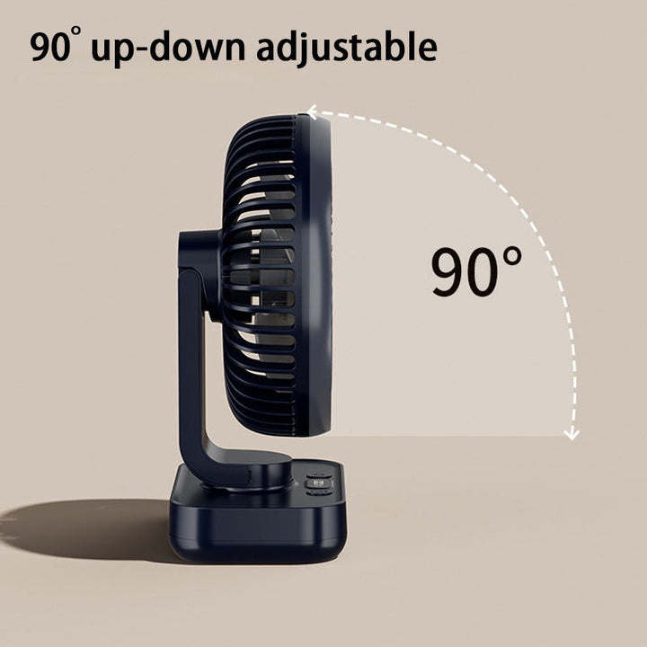 Portable Rechargeable USB Desk Fan with 4 Speeds | Stornfield