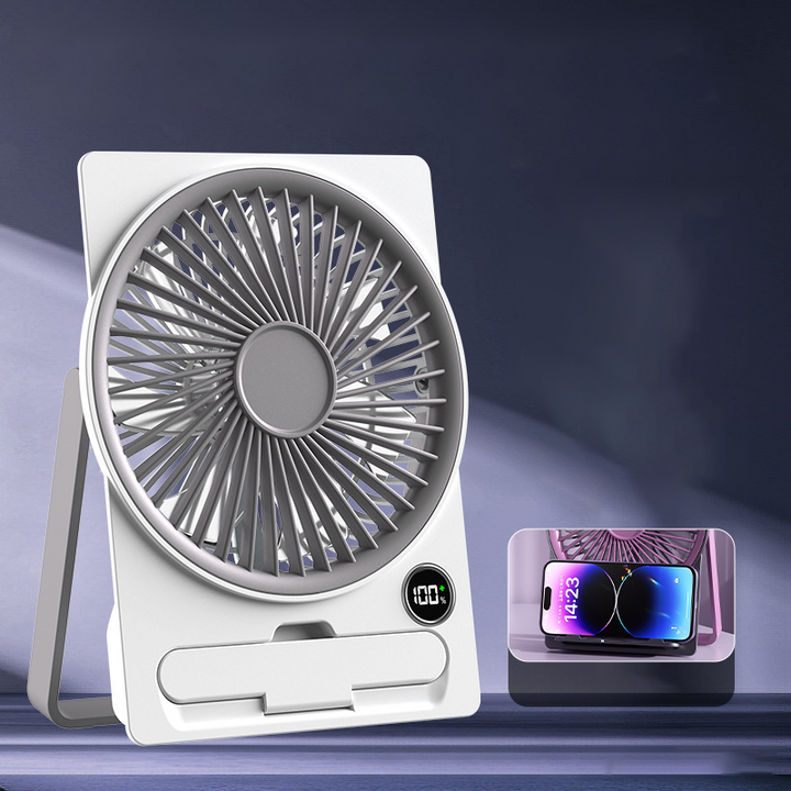 USB portable fan with battery – Quiet and rechargeable | Stornfield