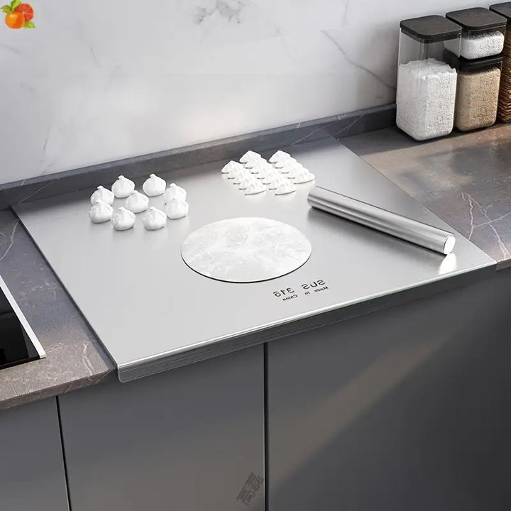 Double-sided cutting board made of stainless steel – Non-slip & hygienic | Perfect for the kitchen | Stornfield